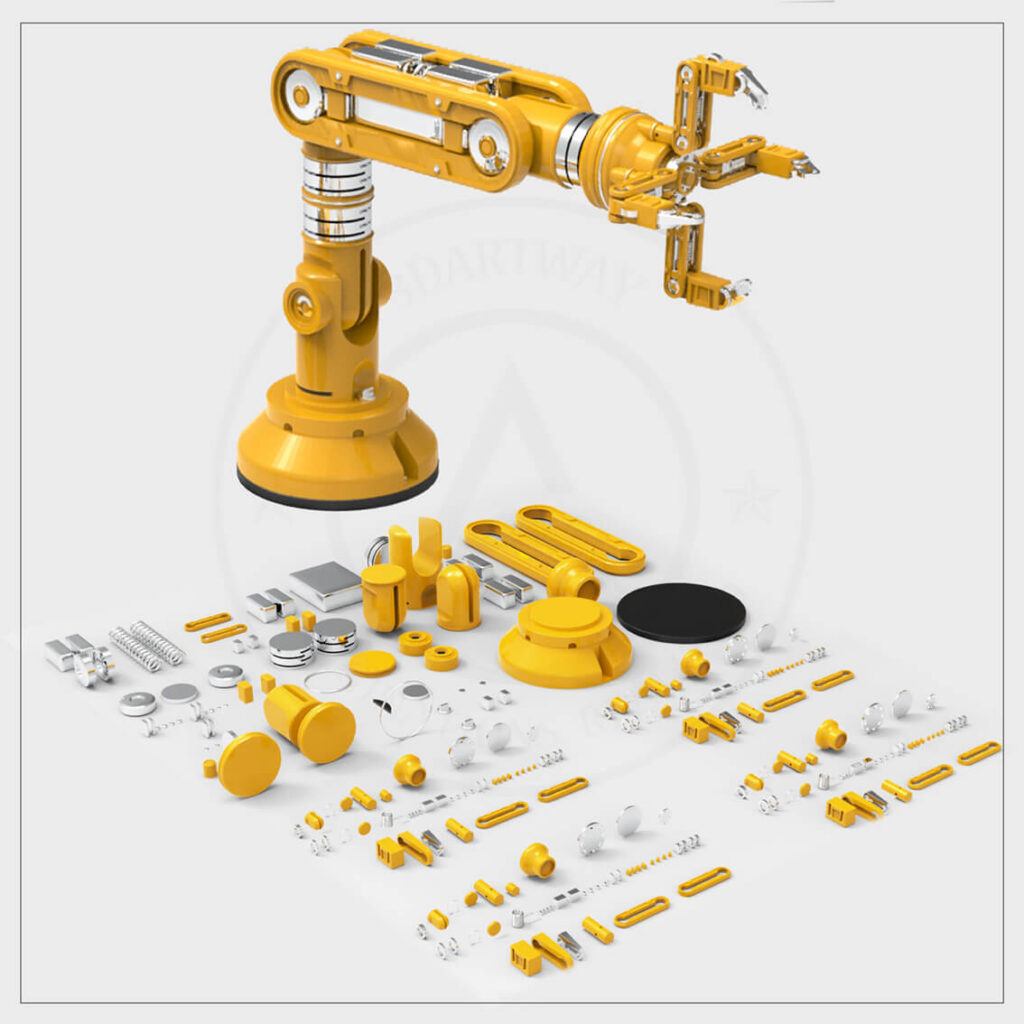 3D CAD Design Assembly (Working Model)