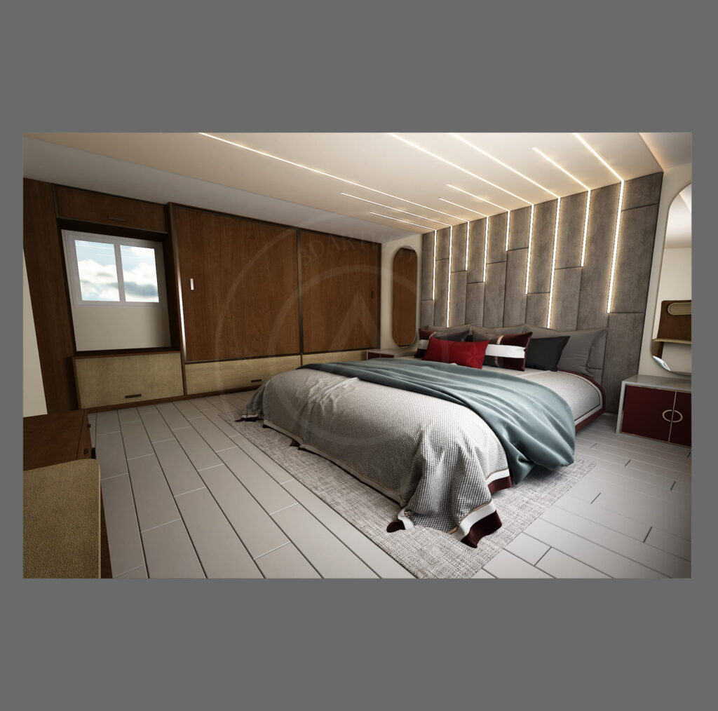 Bedroom 3d model view