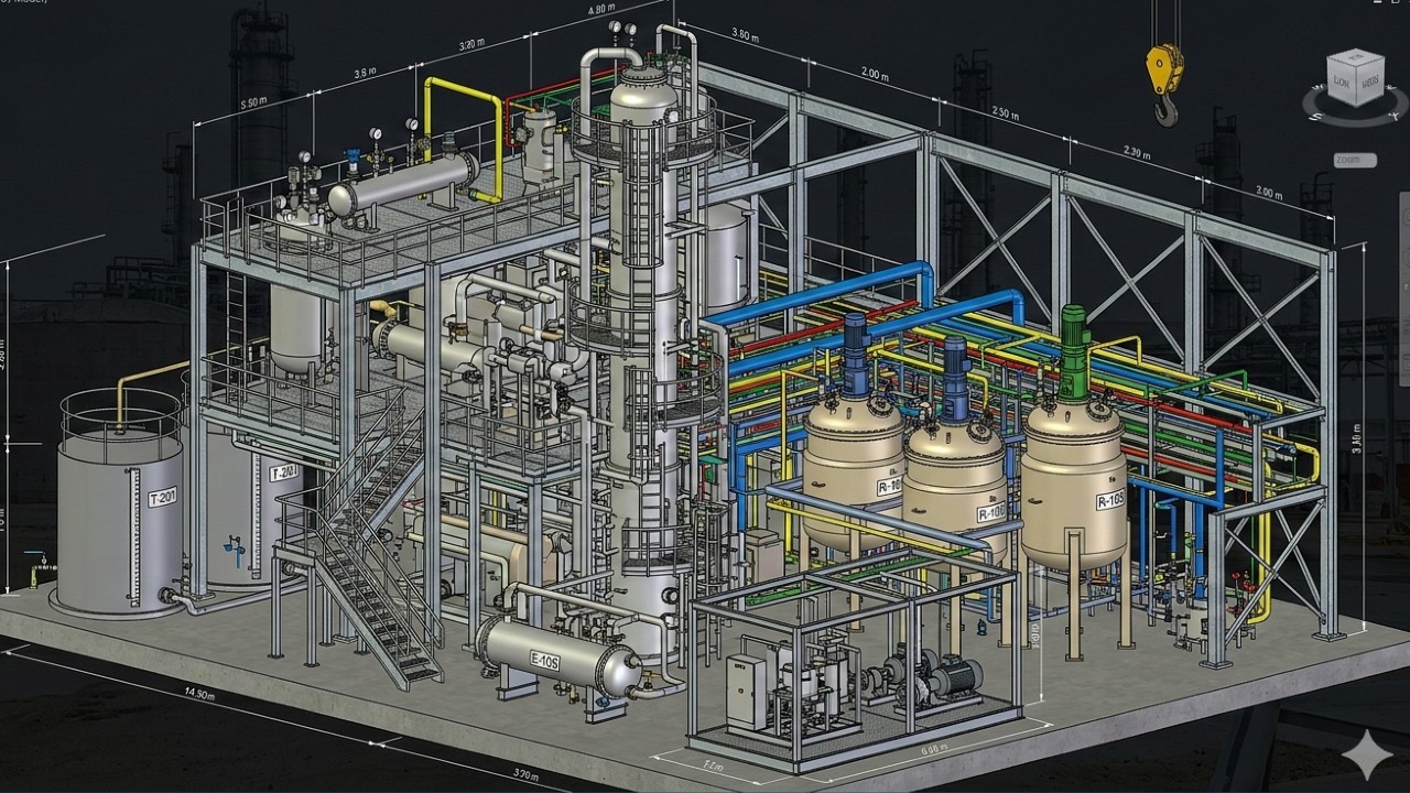 3D Modeling in Chemical Industries: Transforming Plant Design & Operations
