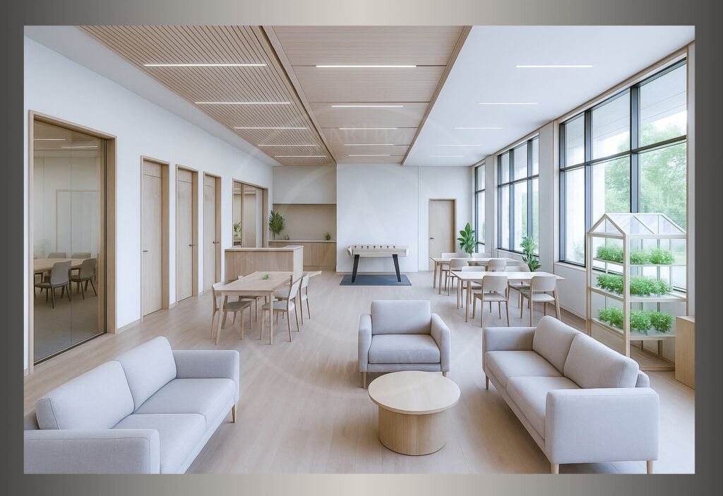 3d architecture design drawing room